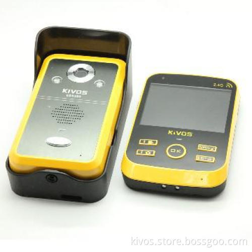 KIVOS 3.5inch Video Door Phone Set 1 Camera 3 Monitors for Families